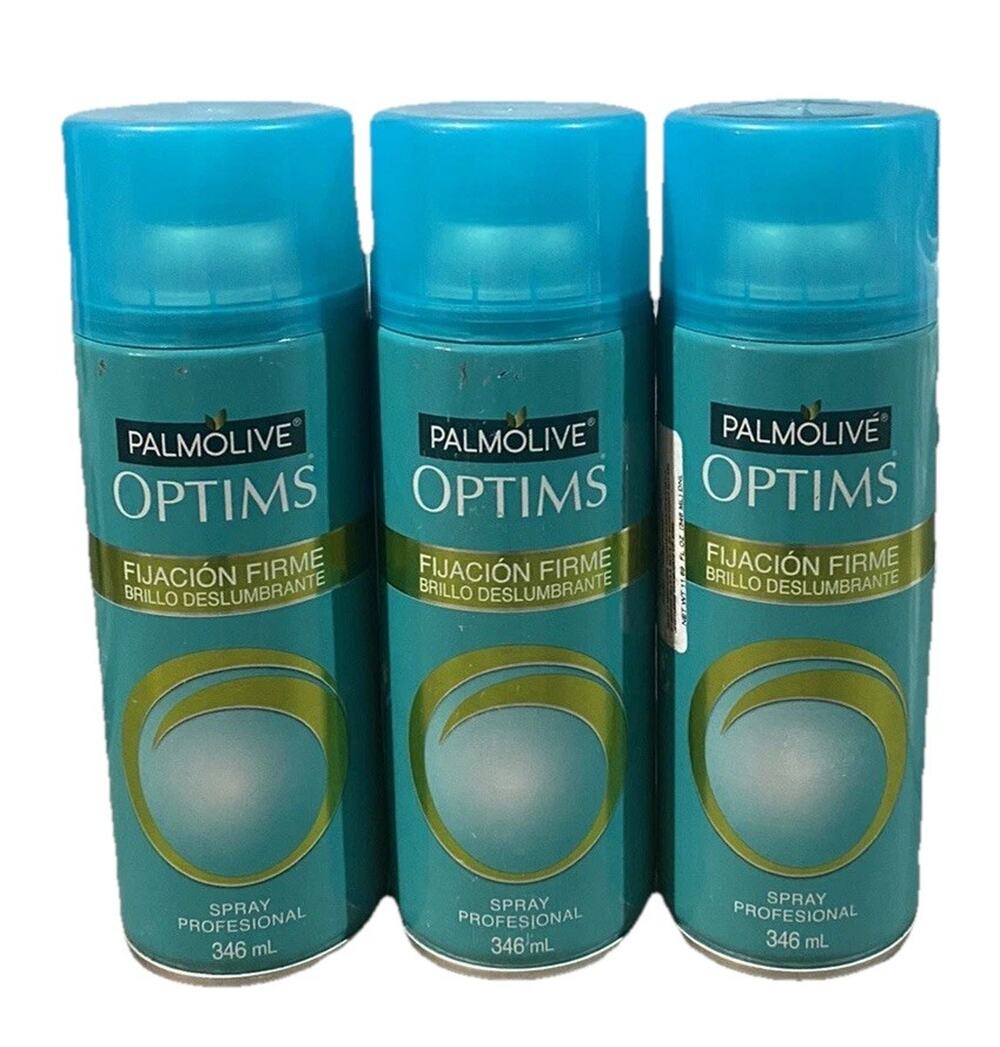 Palmolive Optims Hair Spray Professional Hairspray 346ml Each X3